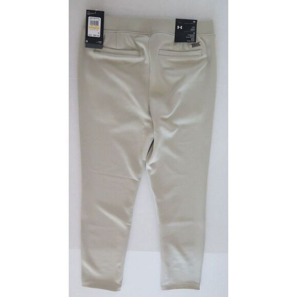 Under Armour 1366361 Women Sz M Khaki UA Links Pull On High Rise Ankle Pants $85 - Picture 2 of 8